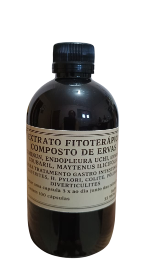 Tratamento Fitoterápico Detox GastroIntestinal 100 Caps