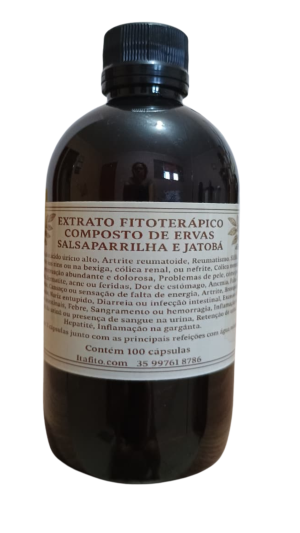 Composto de Ervas Salsaparrilha e Jatobá 100 Caps