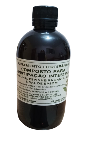 Suplemento Fitoterápico Composto para Constipação Intestinal 100 caps