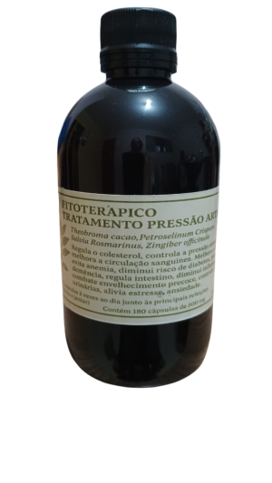 Fitoterápico Tratamento Pressão Arterial 180 Caps